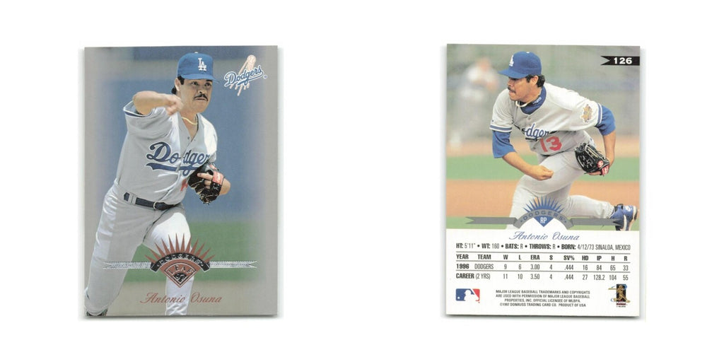 Antonio Osuna 1997 Leaf #126 Los Angeles Dodgers Baseball Card NM