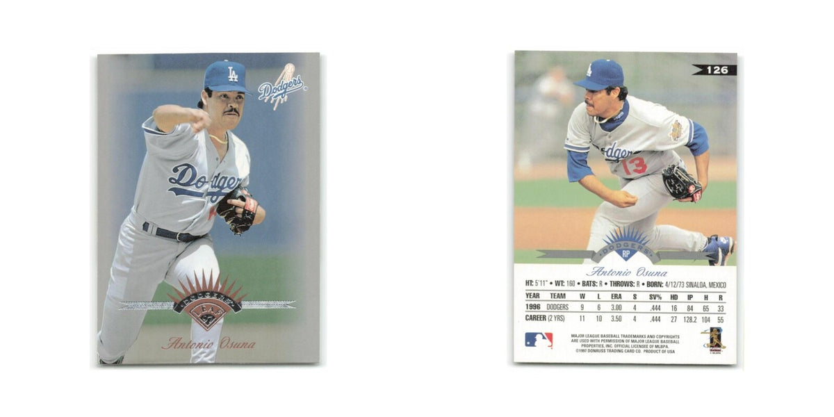 Antonio Osuna 1997 Leaf #126 Los Angeles Dodgers Baseball Card NM