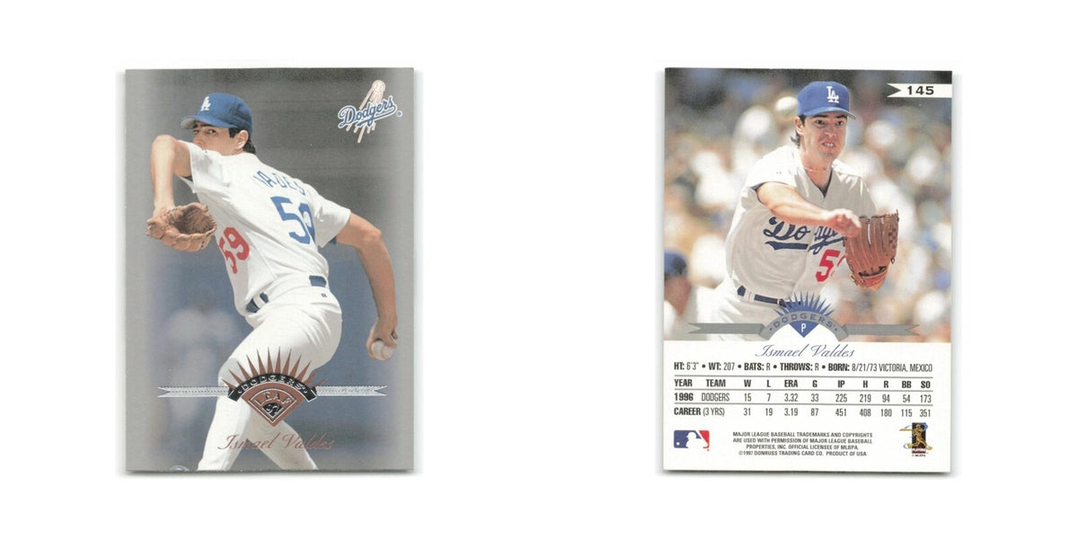 Ismael Valdes 1997 Leaf #145 Los Angeles Dodgers Baseball Card NM