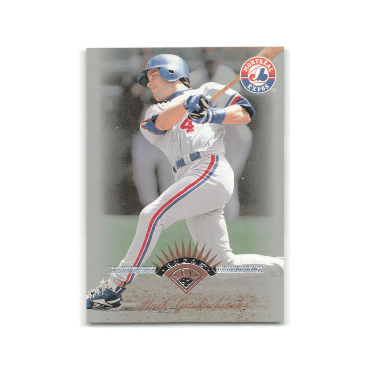 Mark Grudzielanek 1997 Leaf #94 Montreal Expos Baseball Card NM