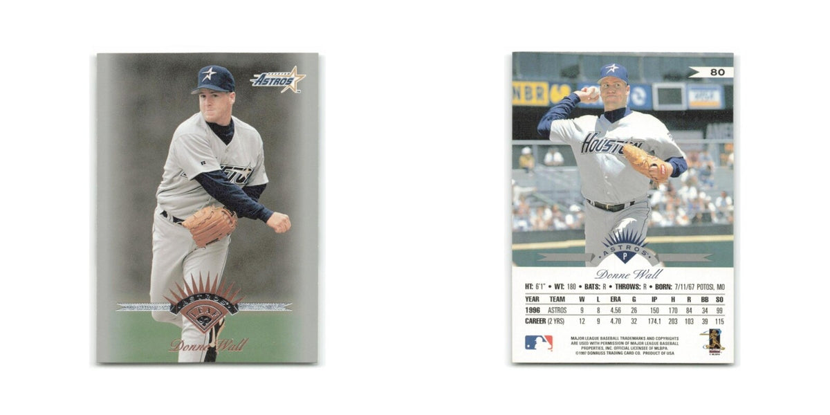 Donne Wall 1997 Leaf #80 Houston Astros Baseball Card NM