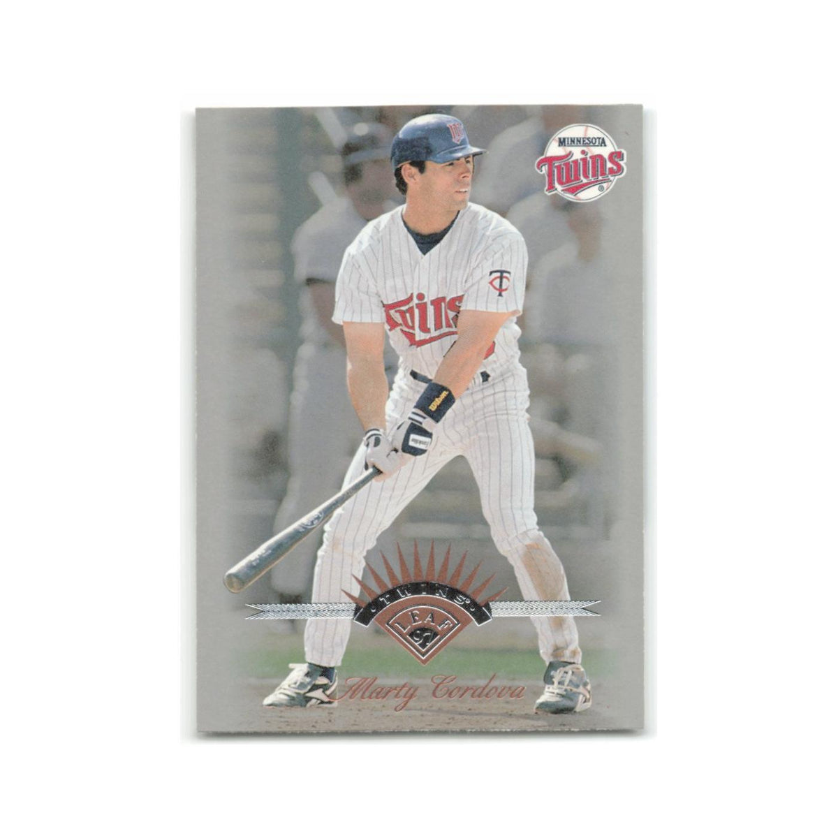 Marty Cordova 1997 Leaf #63 Minnesota Twins Baseball Card NM