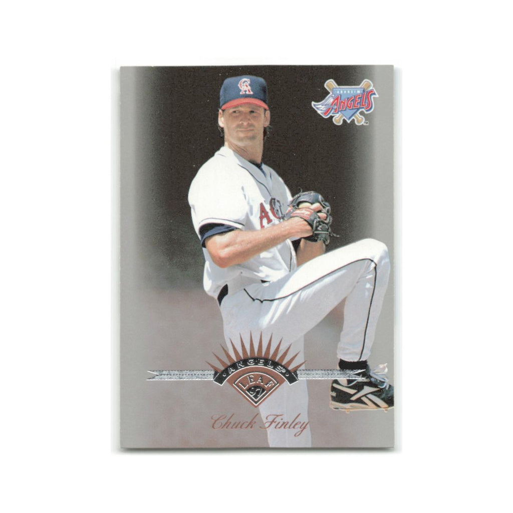 Chuck Finley 1997 Leaf #87 Anaheim Angels Baseball Card NM