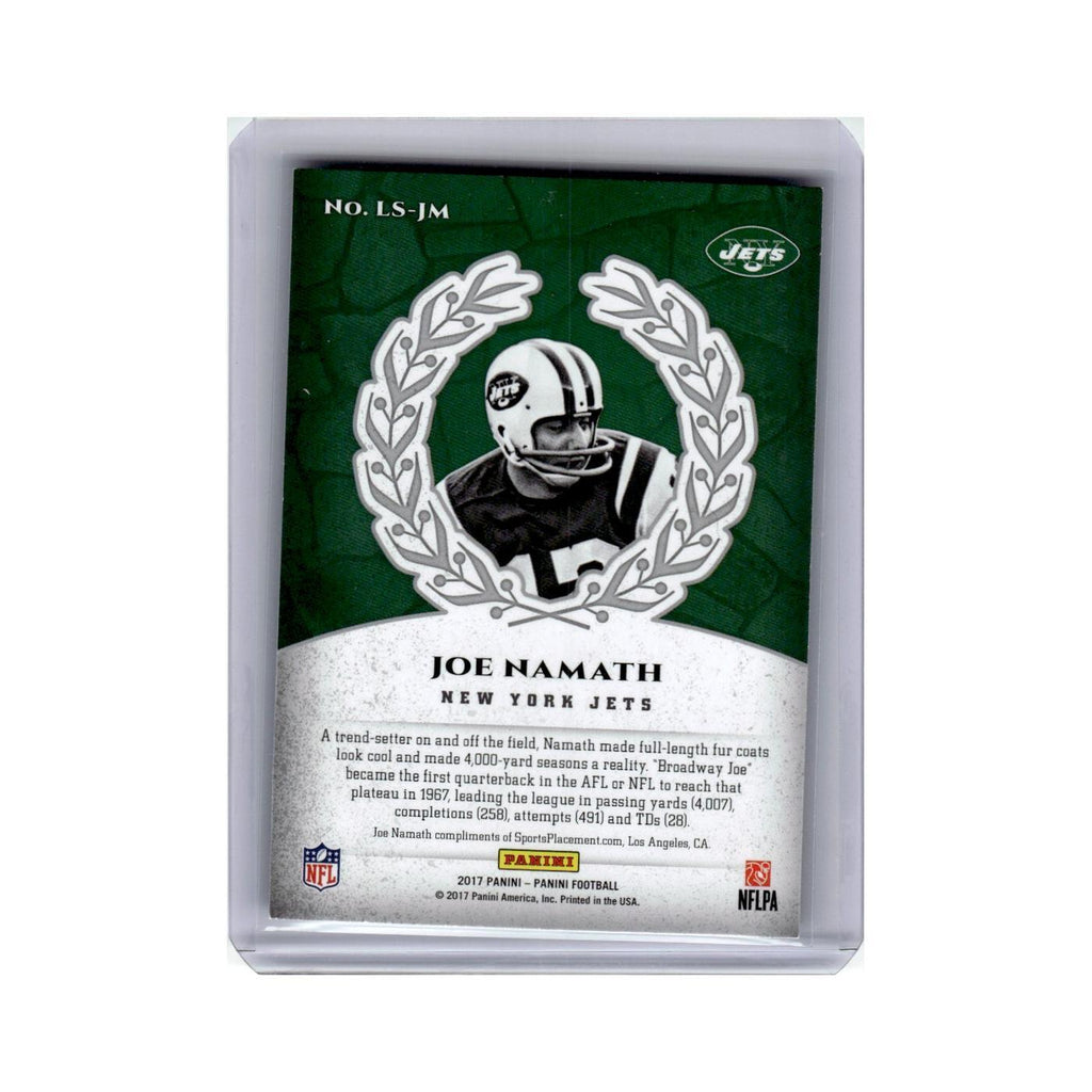 Joe Namath 2017 Panini Legends of the Shield #LS-JM New York Jets NM