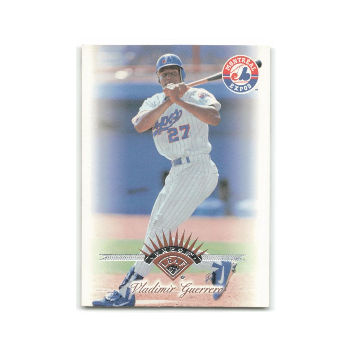 Vladimir Guerrero 1997 Leaf #398 Montreal Expos Baseball Card NM