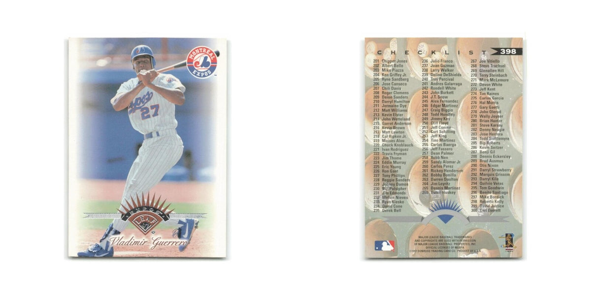 Vladimir Guerrero 1997 Leaf #398 Montreal Expos Baseball Card NM
