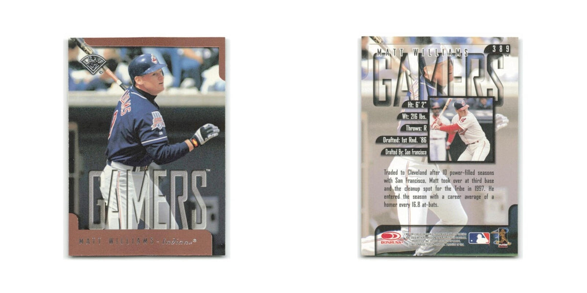 Matt Williams 1997 Leaf #389 San Francisco Giants Baseball Card NM