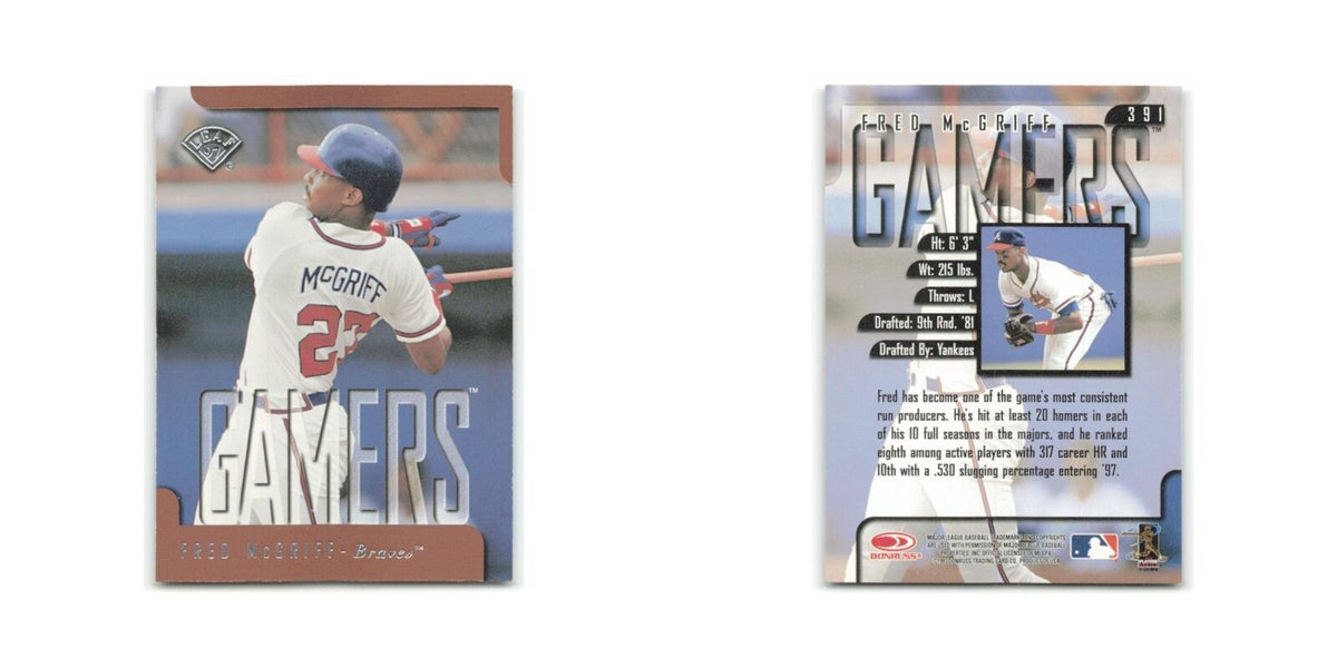 Fred McGriff 1997 Leaf #391 Atlanta Braves Baseball Card NM