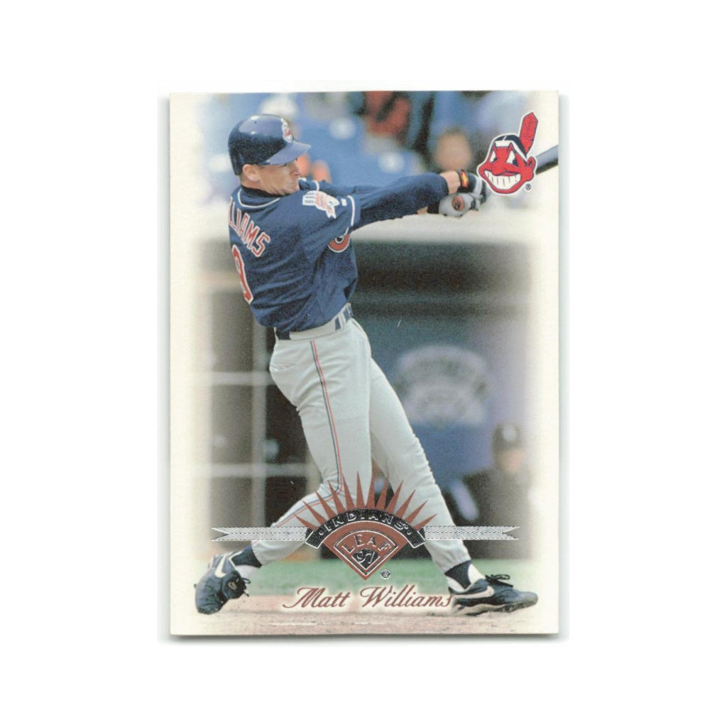 Matt Williams 1997 Leaf #212 Cleveland Indians Baseball Card NM