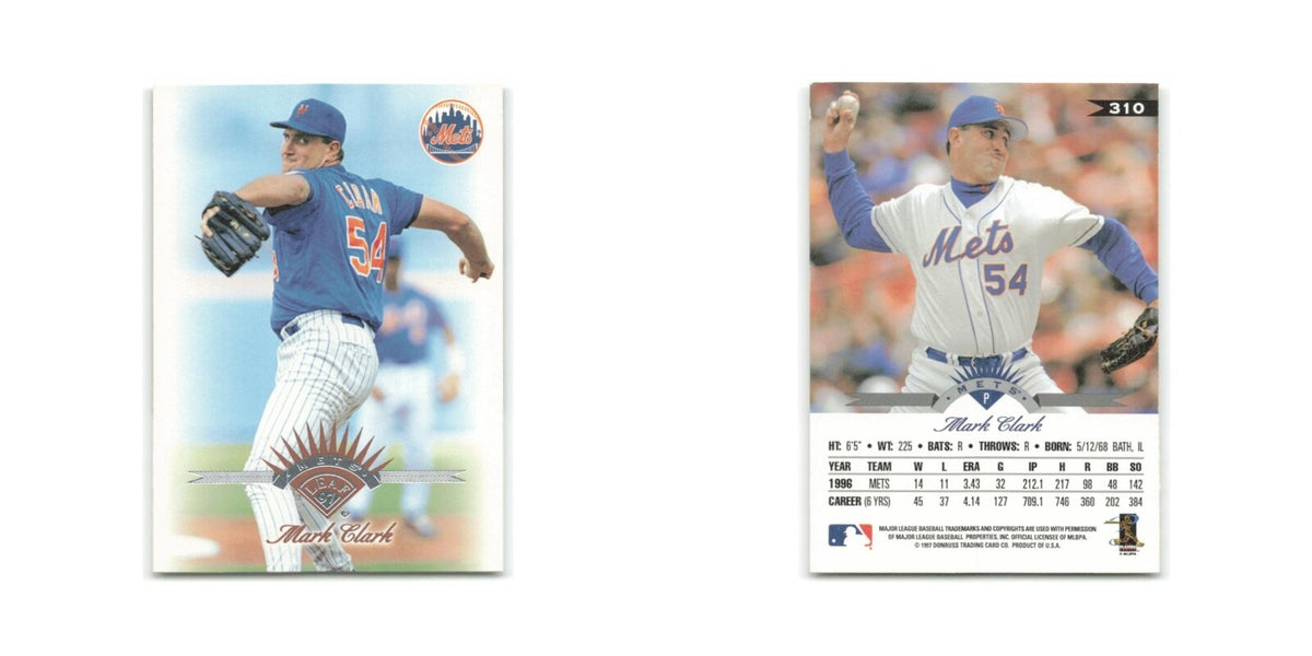 Mark Clark 1997 Leaf #310 New York Mets Baseball Card NM