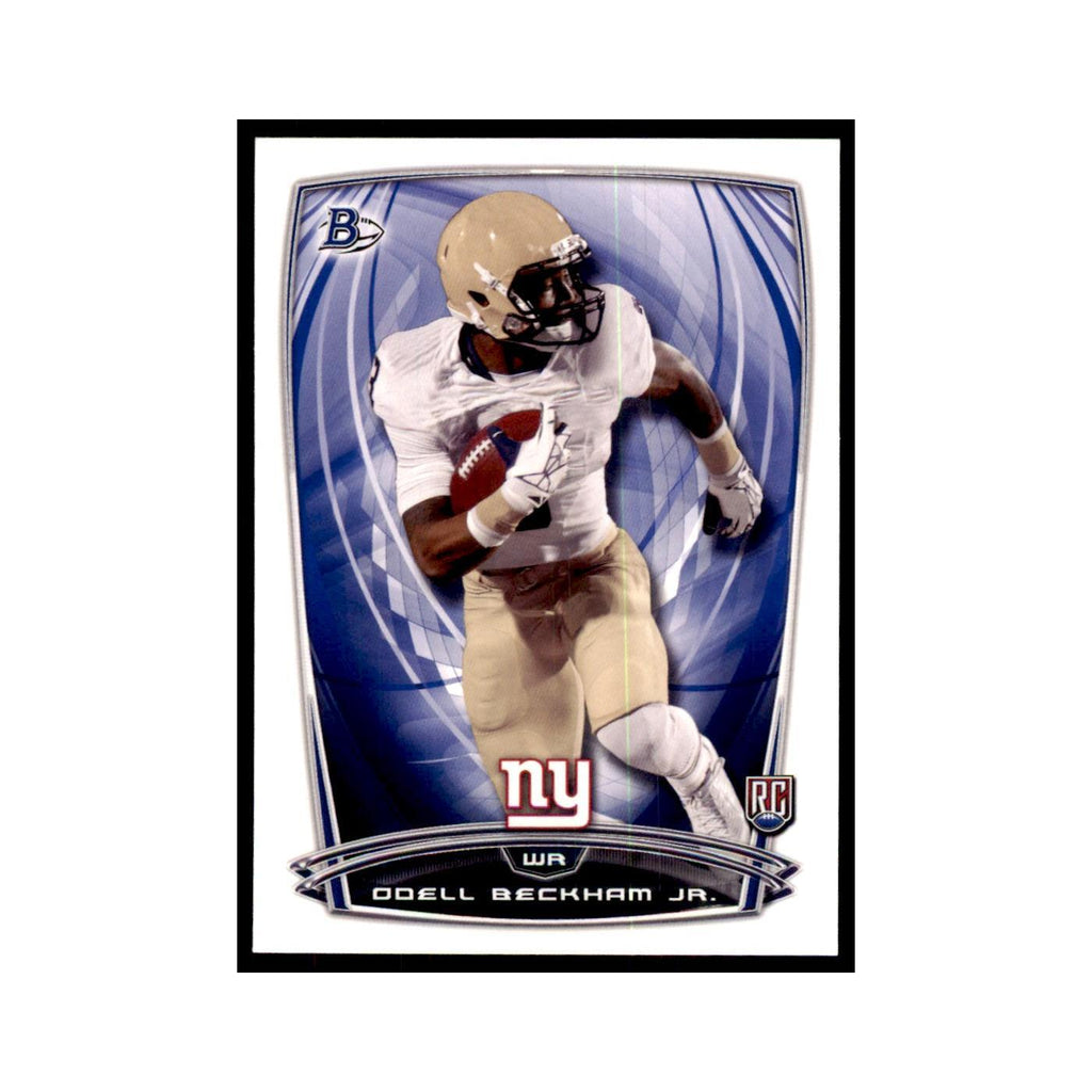 2014 Bowman Odell Beckham Jr. RC Football Cards #8