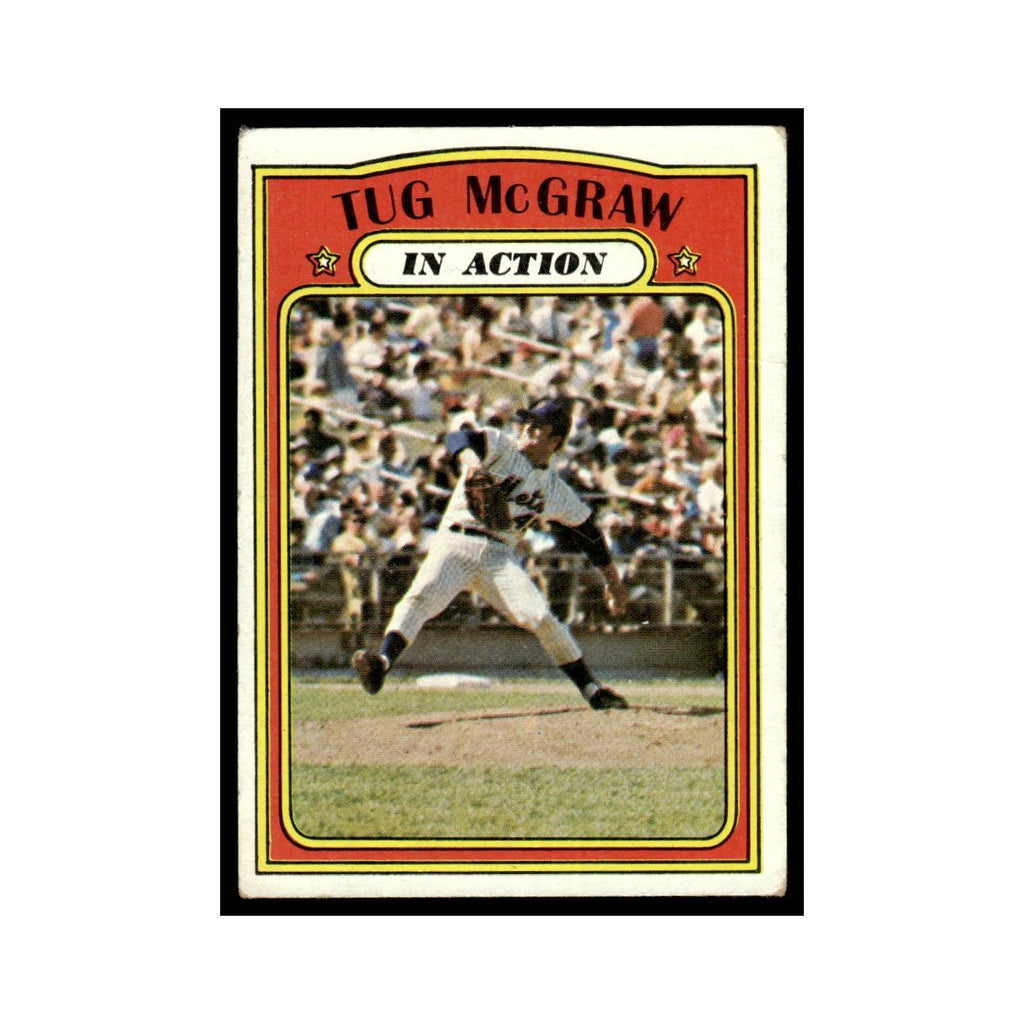 1972 Topps (Damaged) Tug McGraw Mets #164