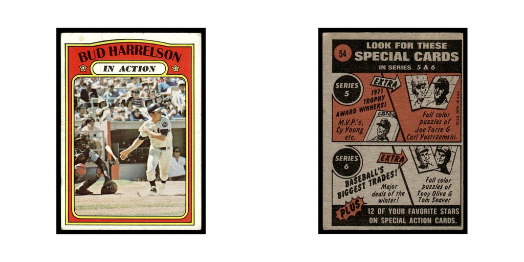 1972 Topps (Damaged) Bud Harrelson Mets #54