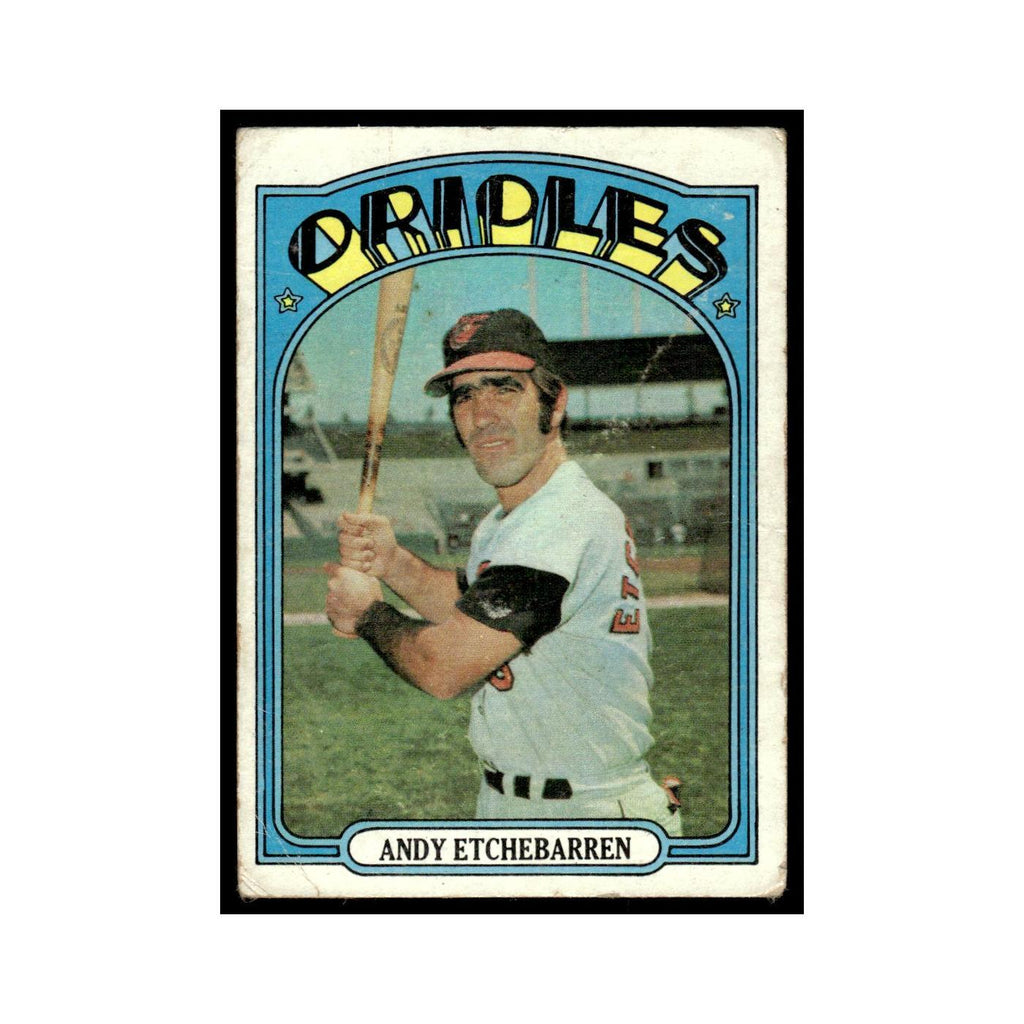1972 Topps (Damaged) Andy Etchebarren Orioles #26