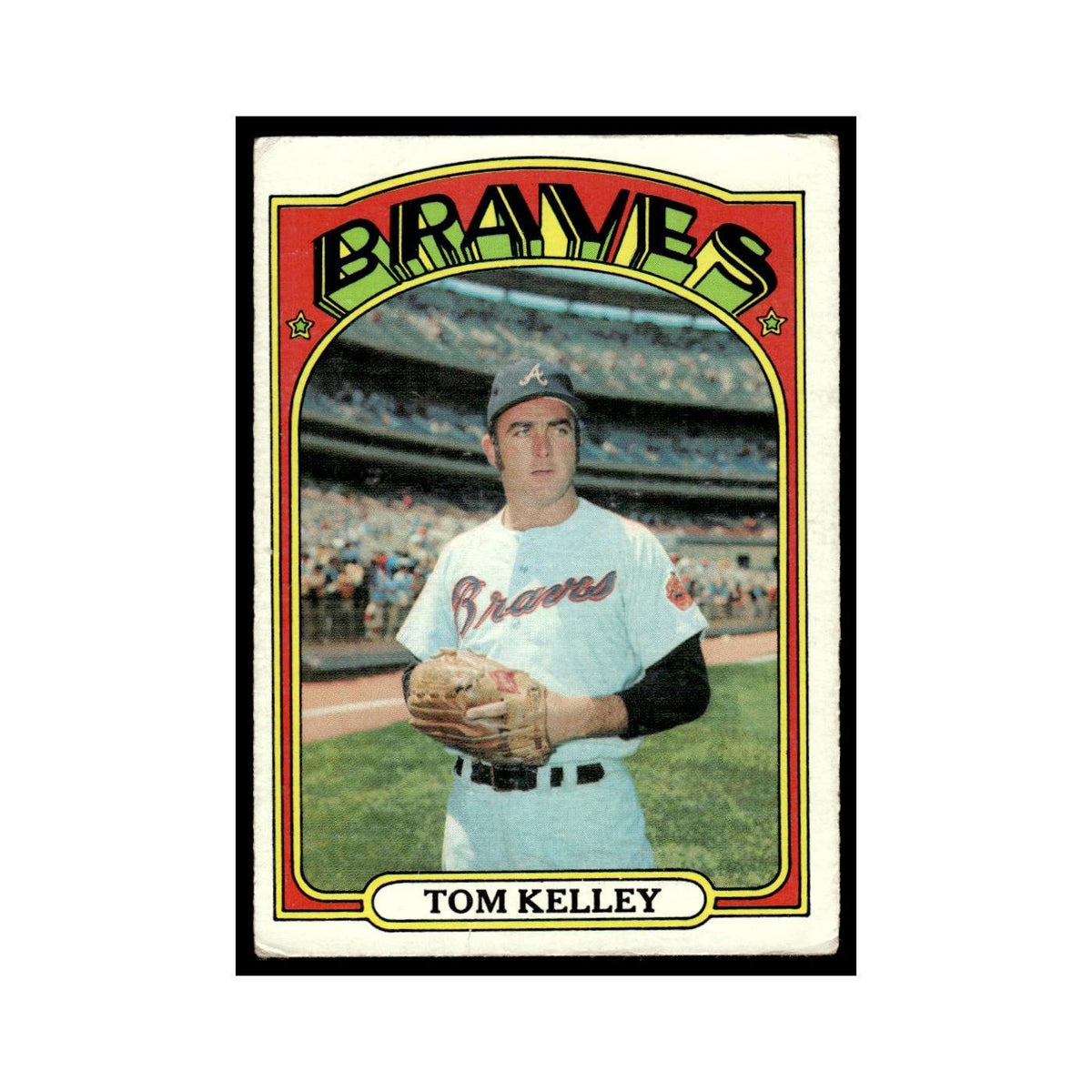 1972 Topps (Damaged) Tom Kelley Braves #97
