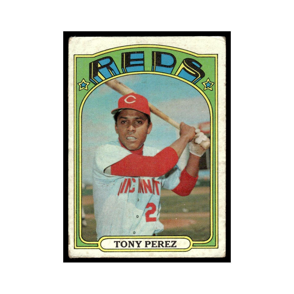 1972 Topps (Damaged) Tony Perez Reds #80