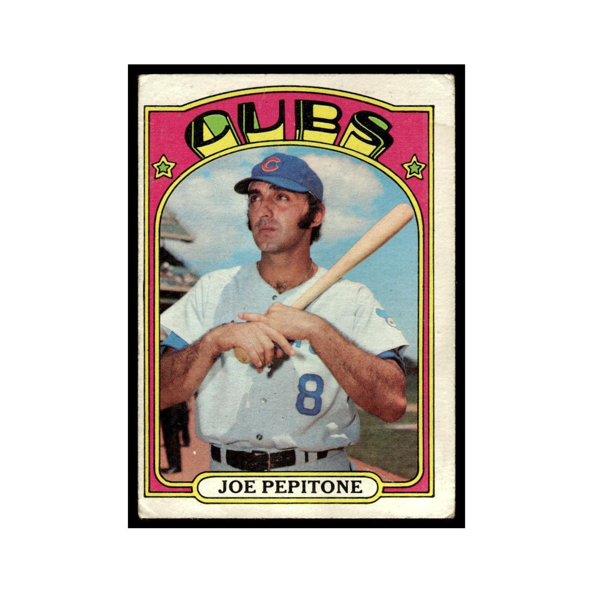 1972 Topps (Damaged) Joe Pepitone Cubs #303