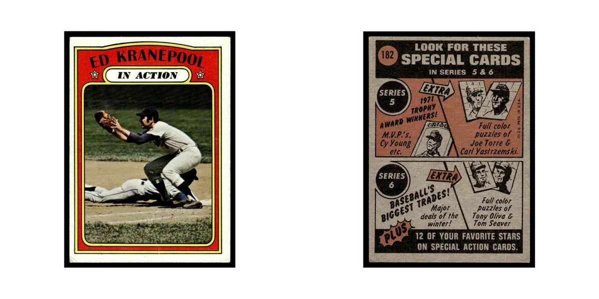 1972 Topps (Damaged) Ed Kranepool Mets #182