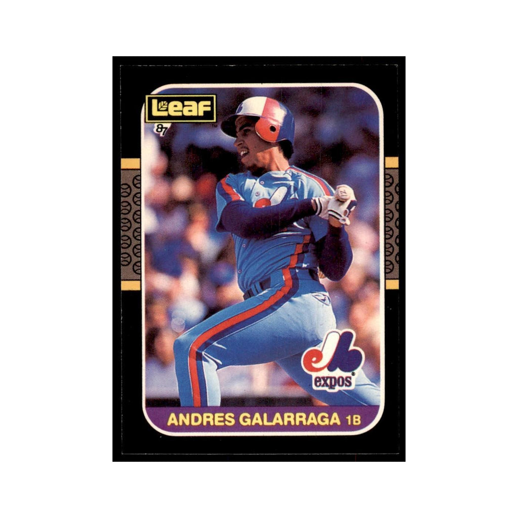 1987 Leaf Andres Galarraga Baseball Cards #221