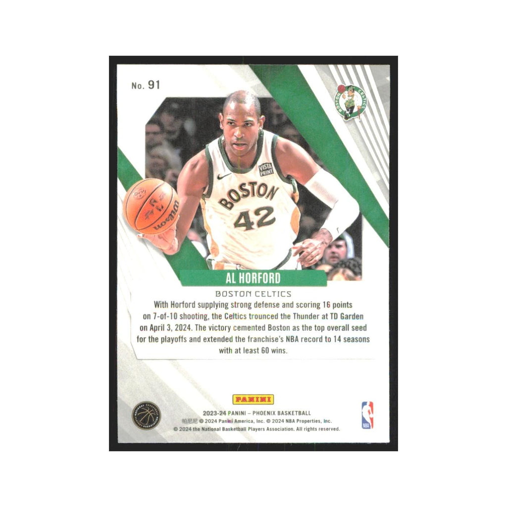 2023 Panini Phoenix Al Horford Celtics #91