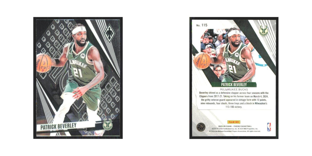 2023 Panini Phoenix Patrick Beverley Bucks #115