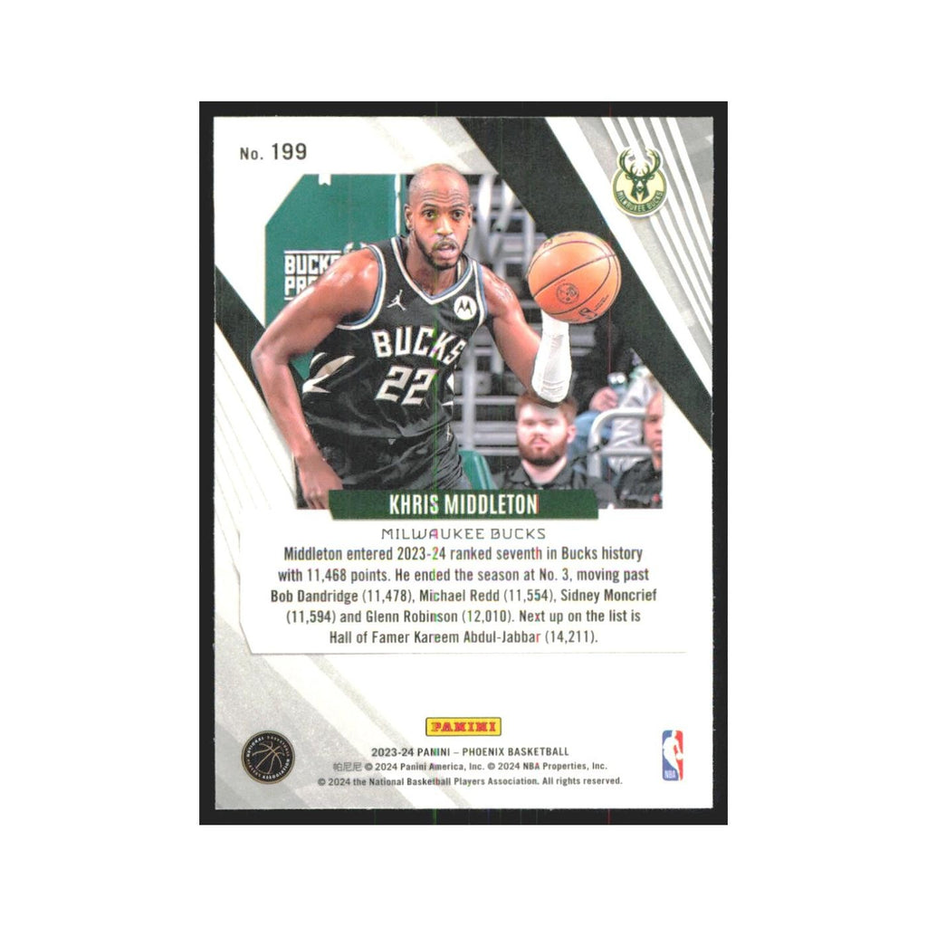 2023 Panini Phoenix Khris Middleton Bucks #199