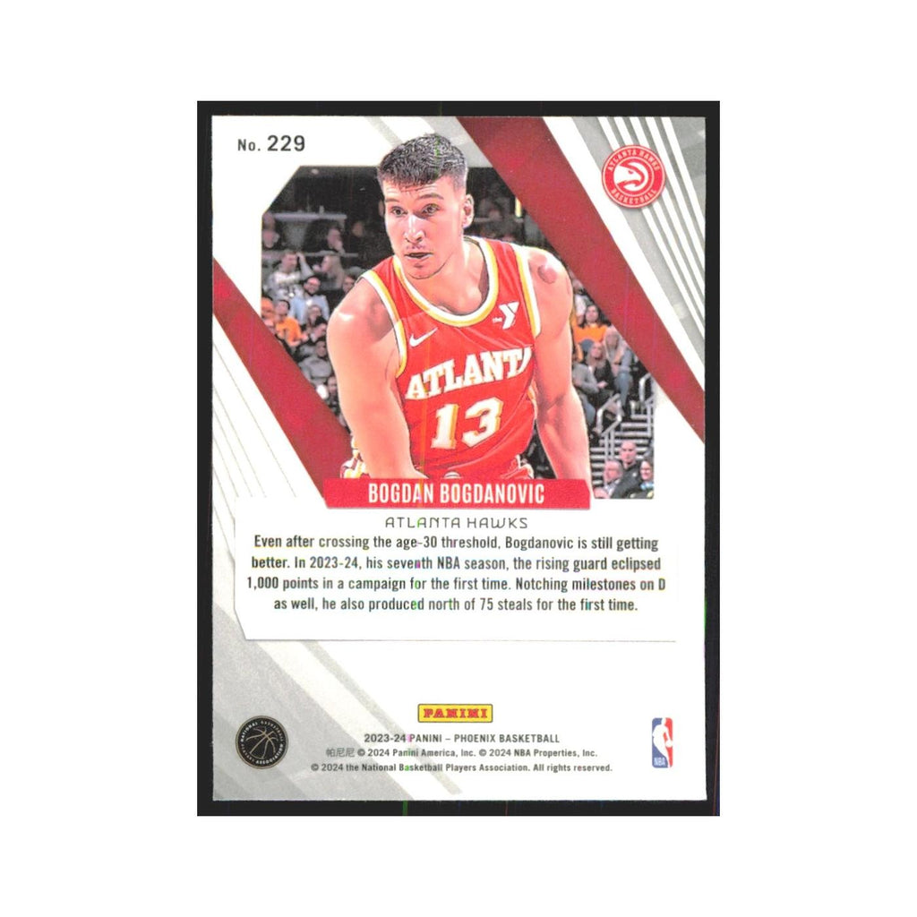 2023 Panini Phoenix Bogdan Bogdanovic Hawks #229