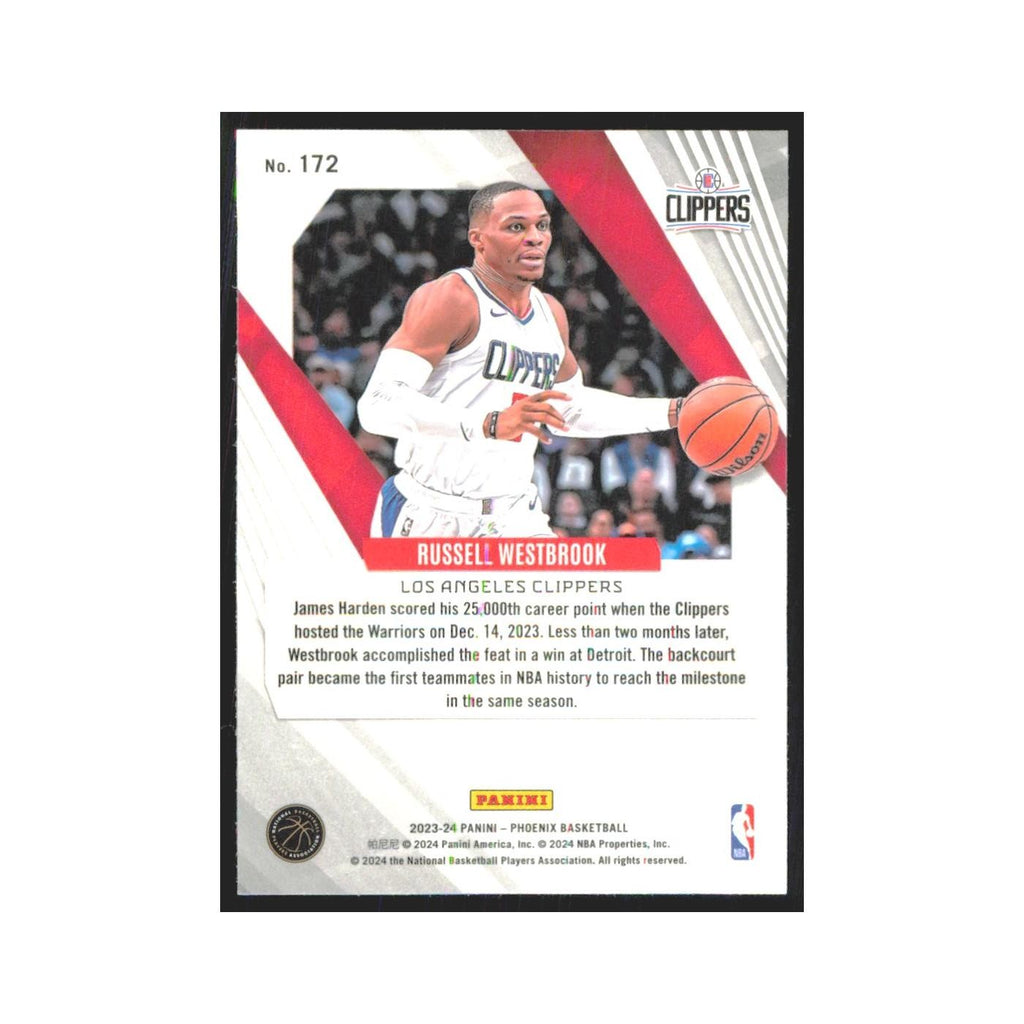 2023 Panini Phoenix Russell Westbrook Clippers #172