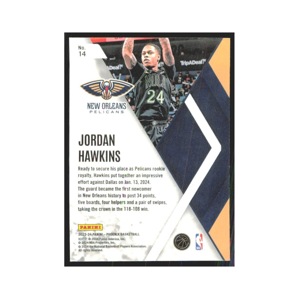2023 Panini Phoenix Jordan Hawkins Pelicans #14