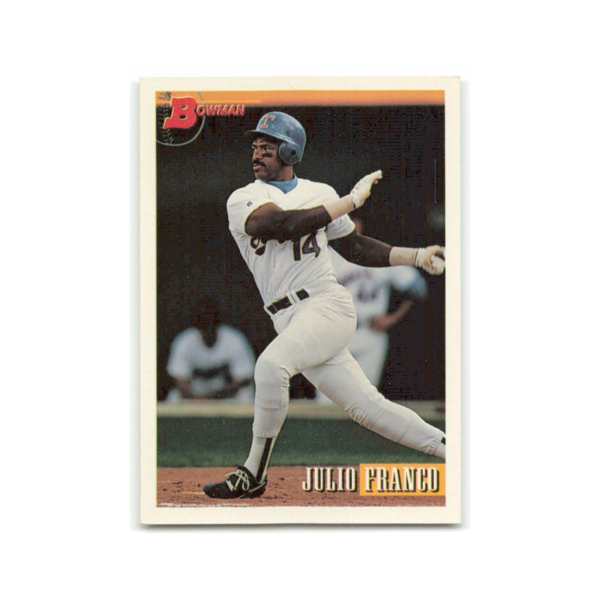 Julio Franco 1993 Bowman #657 Texas Rangers Baseball Card NM