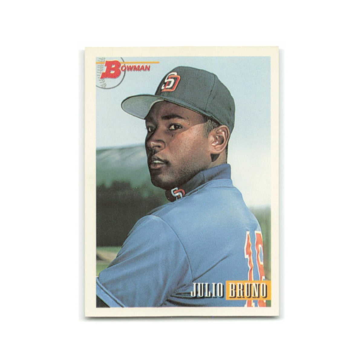 Julio Bruno Rookie 1993 Bowman #546 San Diego Padres Baseball Card NM