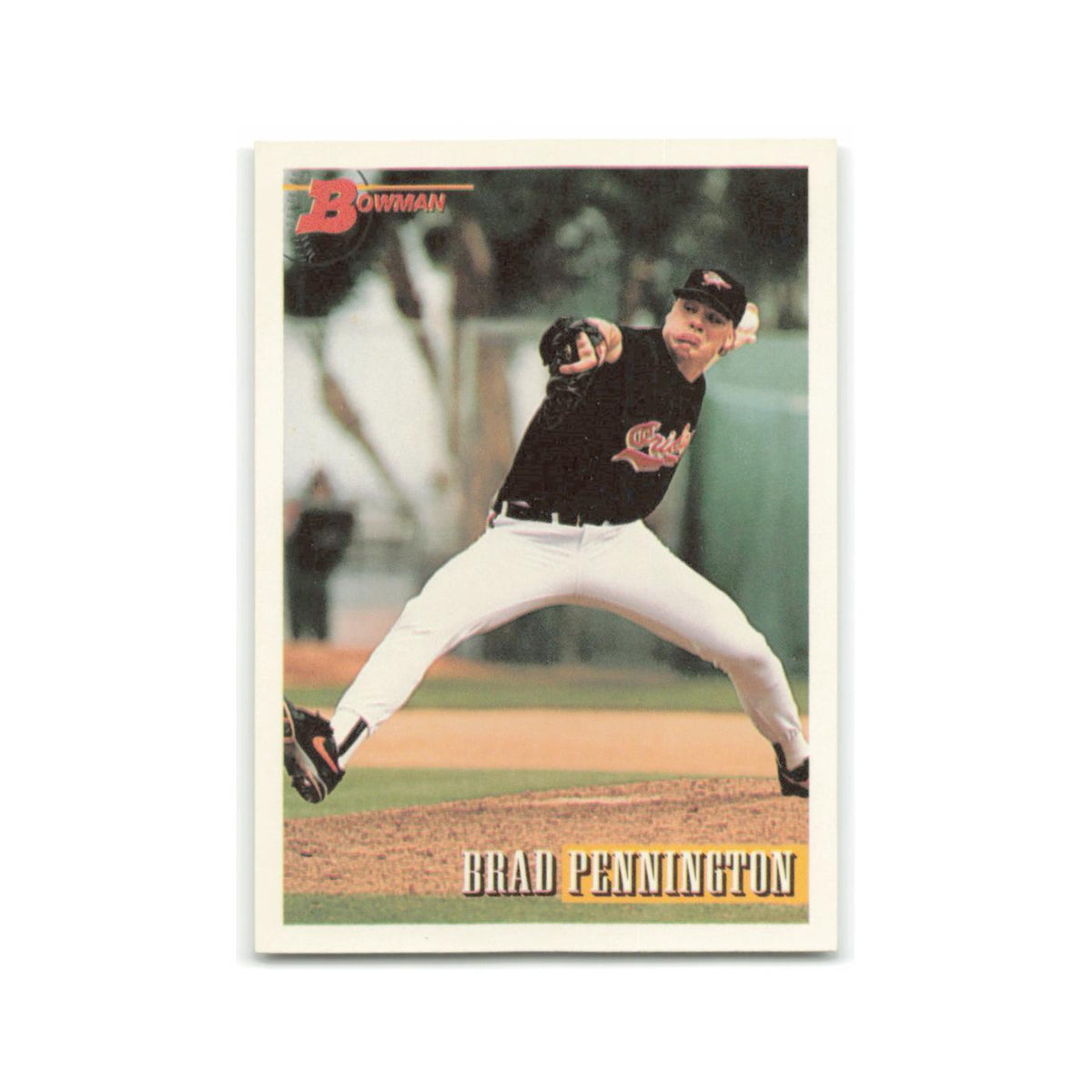 Brad Pennington 1993 Bowman #661 Baltimore Orioles Baseball Card NM