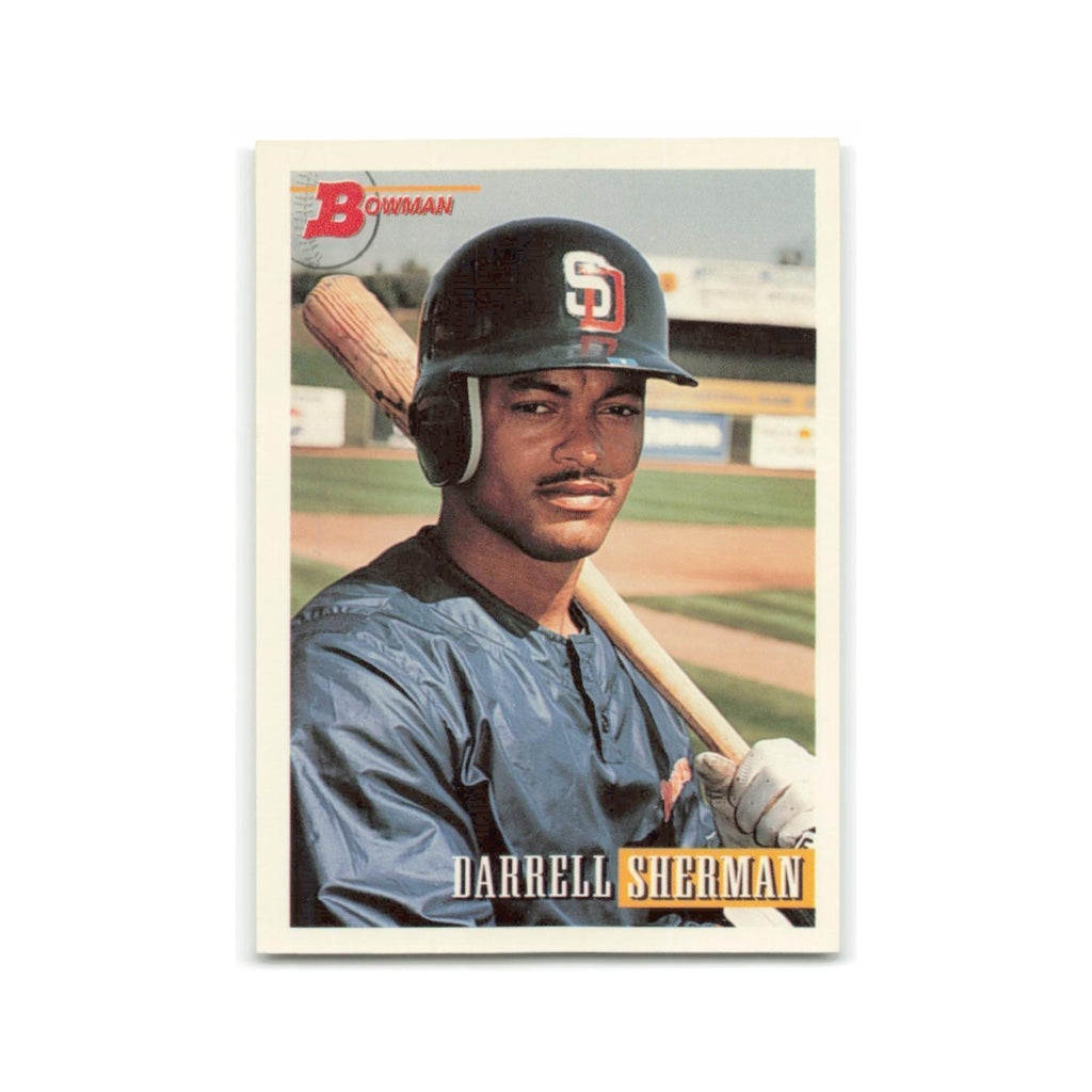 Darrell Sherman Rookie 1993 Bowman #602 San Diego Padres Baseball Card NM