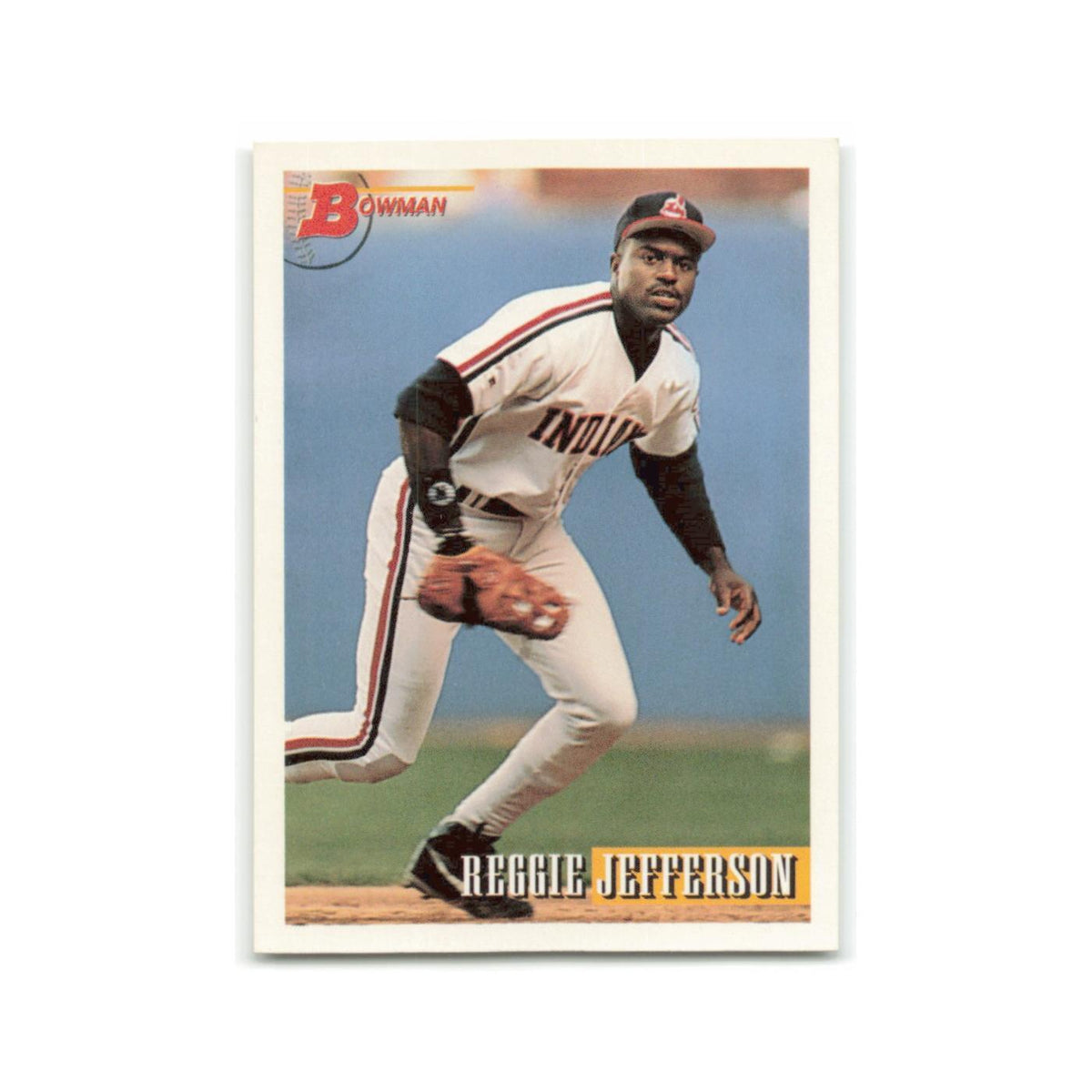 Reggie Jefferson 1993 Bowman #557 Cleveland Indians Baseball Card NM