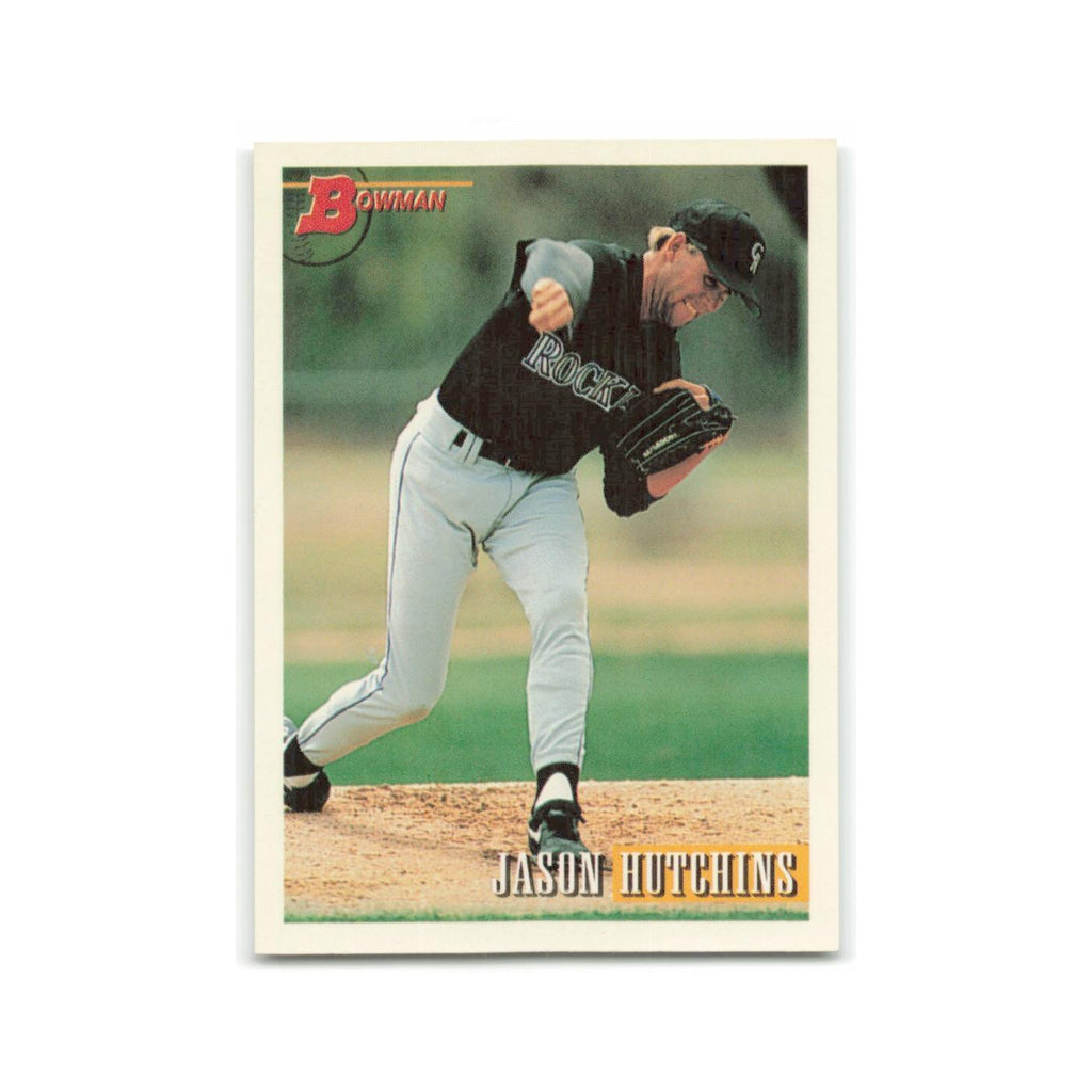 Jason Hutchins Rookie 1993 Bowman #584 Colorado Rockies Baseball Card NM