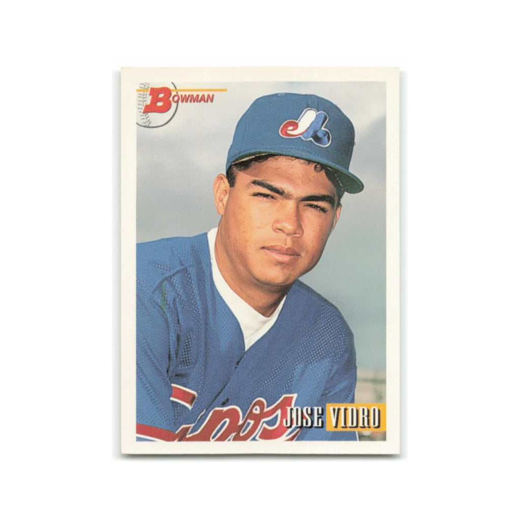 Jose Vidro Rookie 1993 Bowman #592 Montreal Expos Baseball Card NM