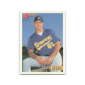 Bobby Hughes Rookie 1993 Bowman #507 Milwaukee Brewers Baseball Card NM