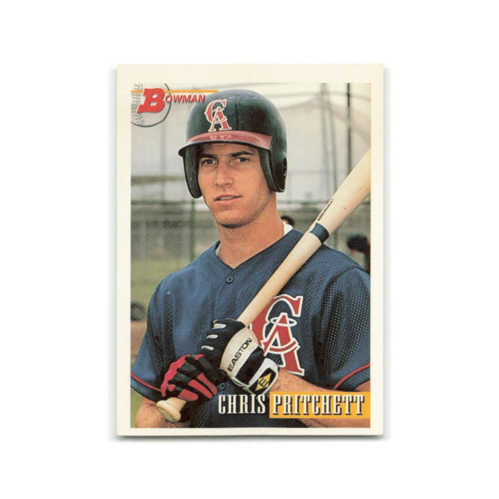 Chris Pritchett 1993 Bowman #665 California Angels Baseball Card NM