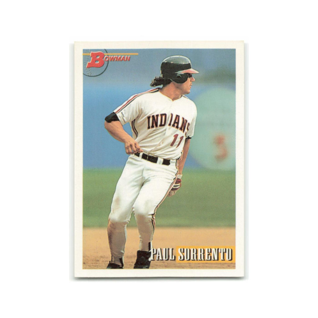 Paul Sorrento 1993 Bowman #501 Cleveland Indians Baseball Card NM