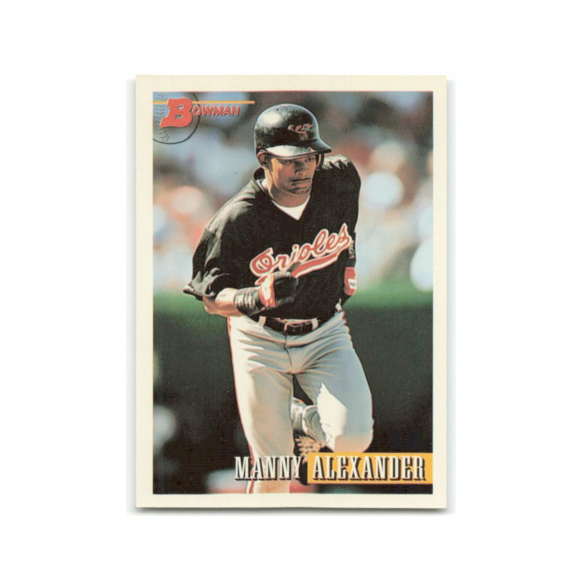 Manny Alexander 1993 Bowman #577 Baltimore Orioles Baseball Card NM