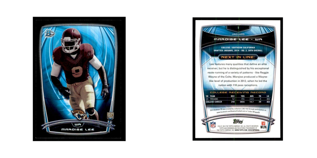 2014 Bowman Foil Marqise Lee RC Football Cards #1
