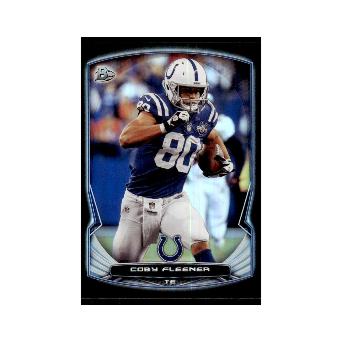 2014 Bowman Foil Coby Fleener Football Cards #87