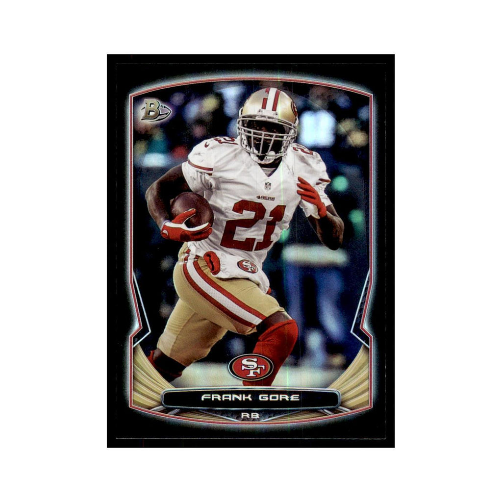 2014 Bowman Foil Frank Gore Football Cards #49
