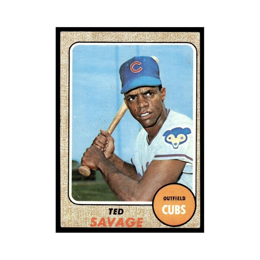 1968 Topps Ted Savage Cubs #119