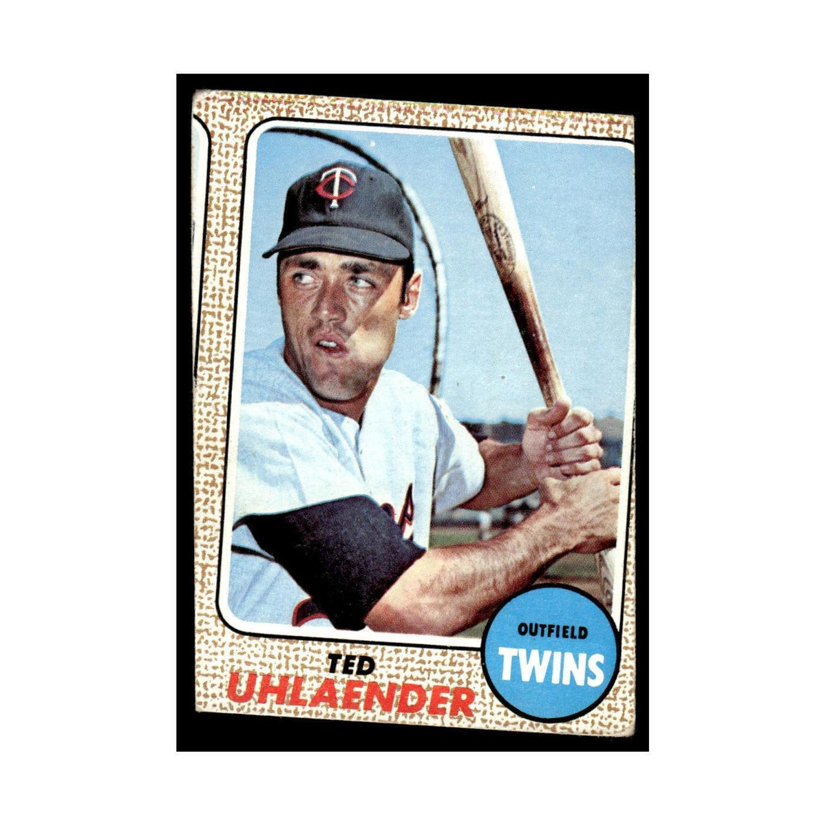 1968 Topps Ted Uhlaender Twins #28