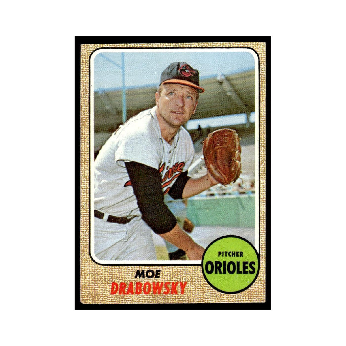 1968 Topps Moe Drabowsky Orioles #242