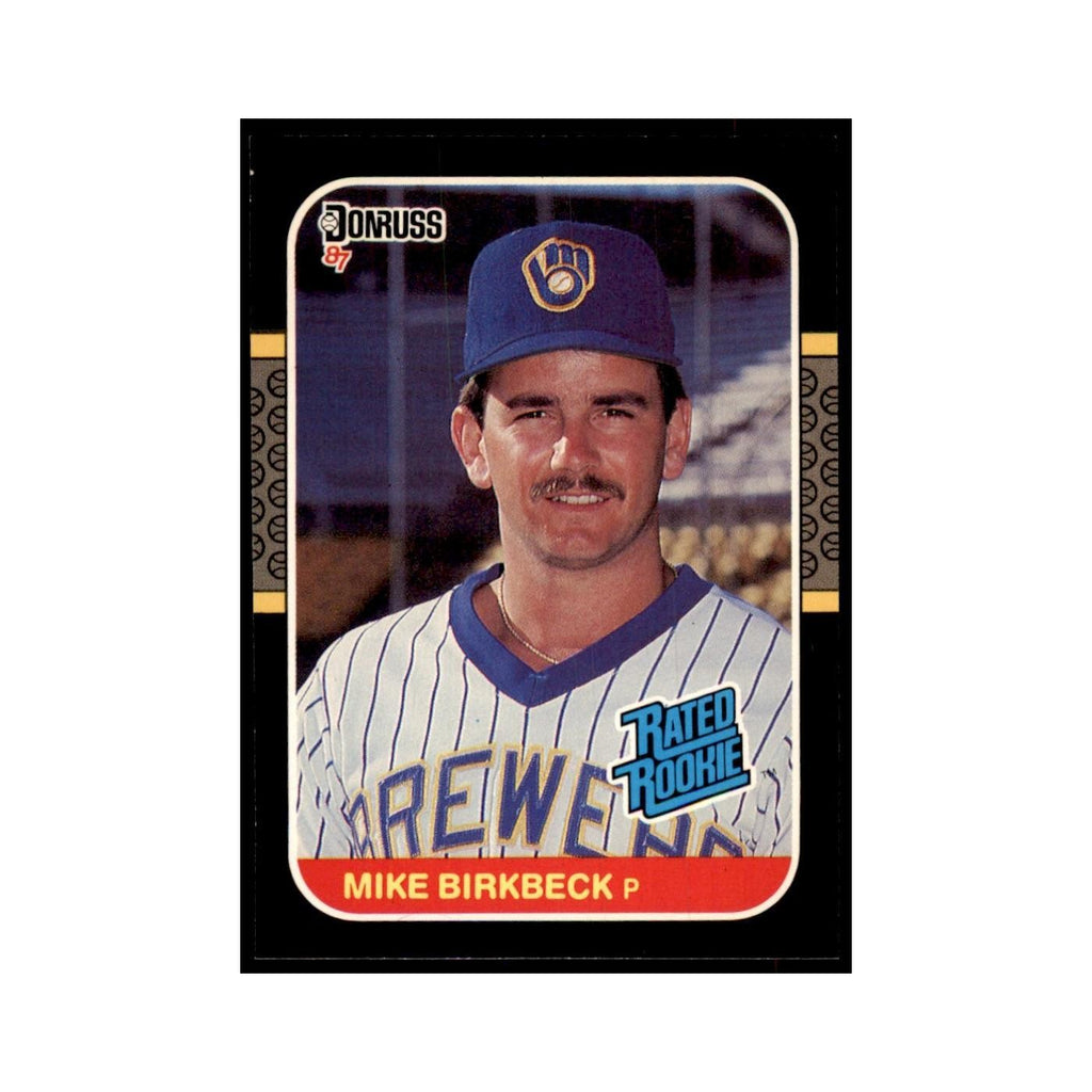 1987 Donruss Mike Birkbeck RC Baseball Cards #33