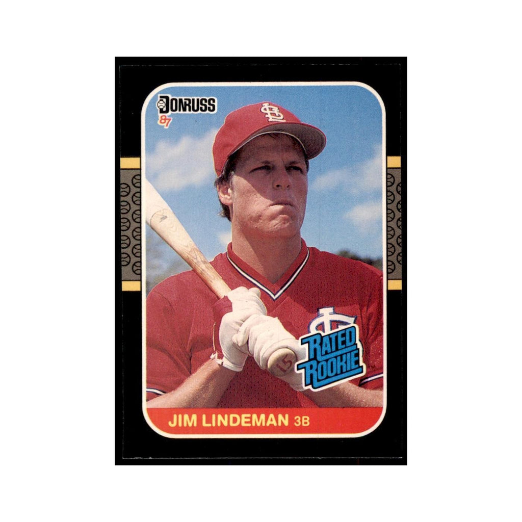 1987 Donruss Jim Lindeman RC Baseball Cards #37