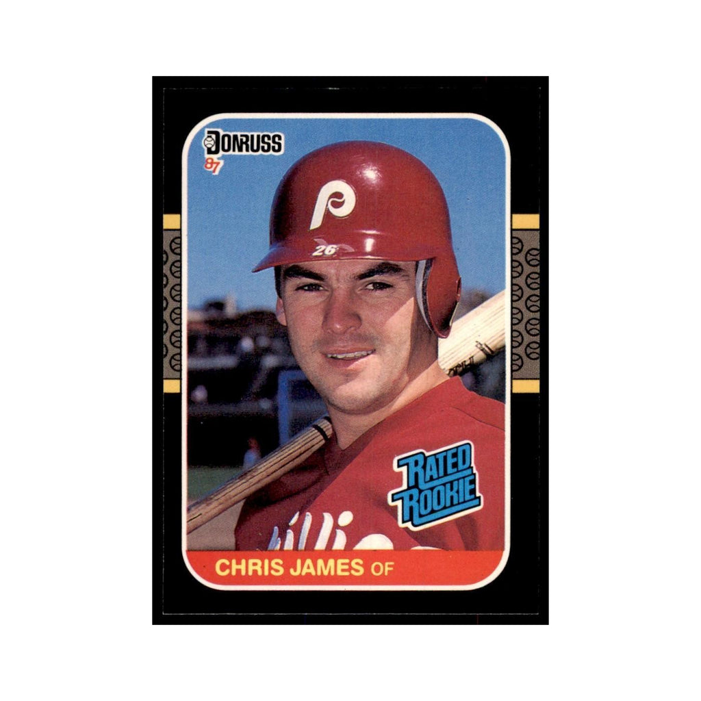 1987 Donruss Chris James RC Baseball Cards #42