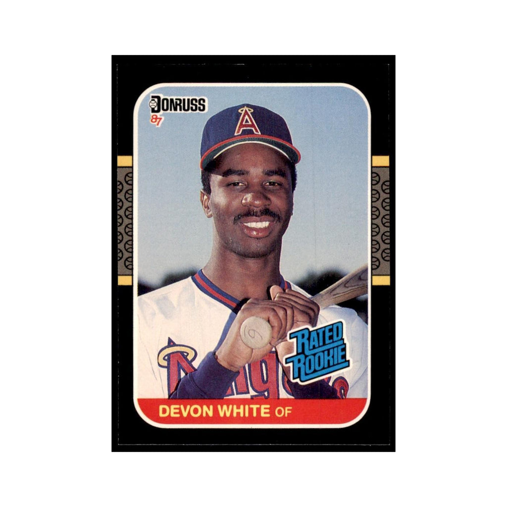 1987 Donruss Devon White RC Baseball Cards #38